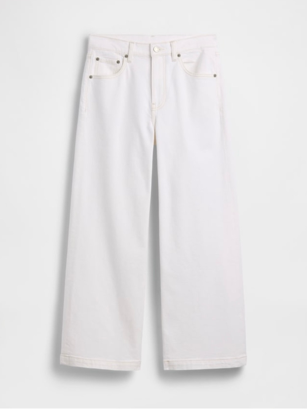GAP High Rise Stride Wide-Leg Ankle Jeans